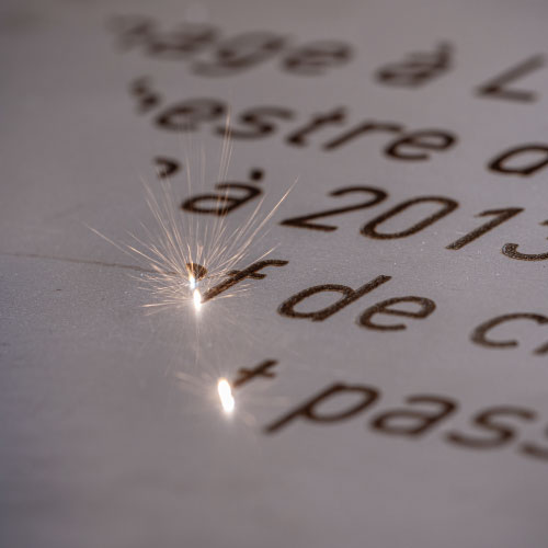 gravure laser